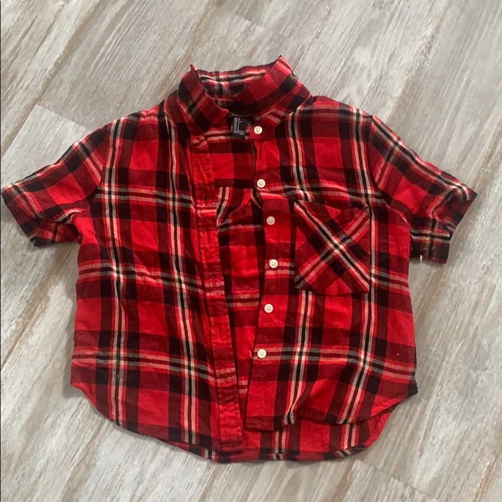 Crop flannel